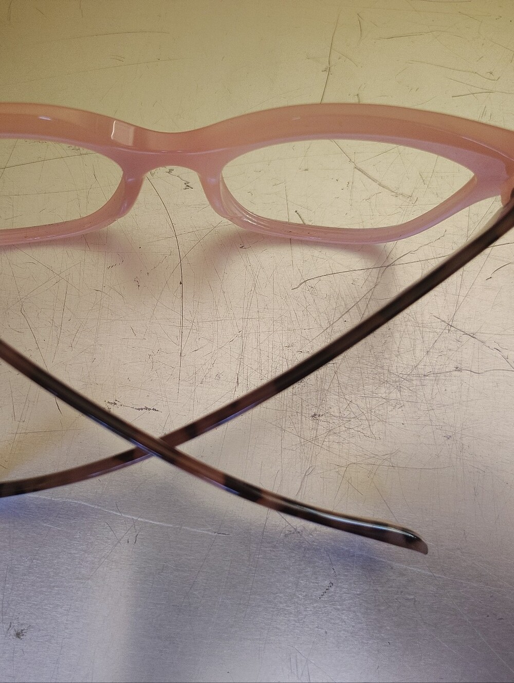 Nicole Miller Eyeglass frames ONLY Milky Blush - Picture 2 of 5